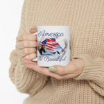America the Beautiful Ceramic Coffee Mug 11 oz