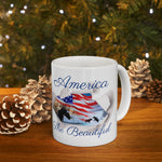 America the Beautiful Ceramic Coffee Mug 11 oz