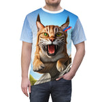 Artistic Bobcat T-Shirt Unisex Cut & Sew Tee (AOP)