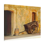Old Cart Canvas Stretched, 0.75" Edge