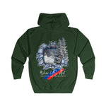 Winter Wonderland Full Zip Hoodie, Cozy Casual Wear, Perfect for Gifting, Art Lover's Apparel, Unisex Sweatshirt