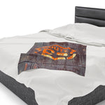 Route 66 Simple Velveteen Plush Blanket