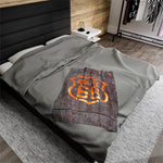 Route 66 Simple Velveteen Plush Blanket