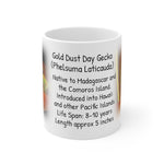 Hawaiian Gecko Coffee Ceramic Mug 11oz