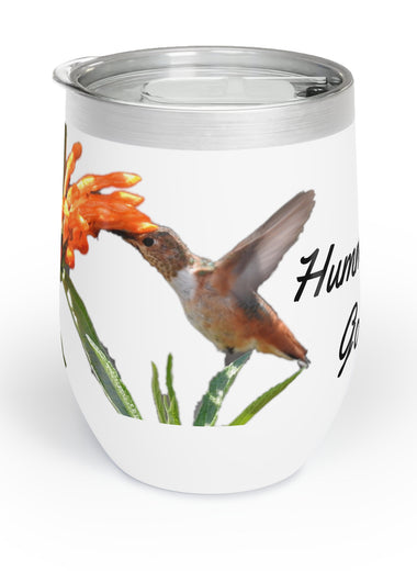 Hummingbird Goddess Chill Wine Tumbler