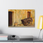 Old Cart Canvas Stretched, 0.75" Edge