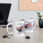 America the Beautiful Ceramic Coffee Mug 11 oz
