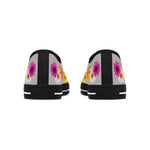 Light Grey Daisy Flower Chain Women's Low Top Sneakers