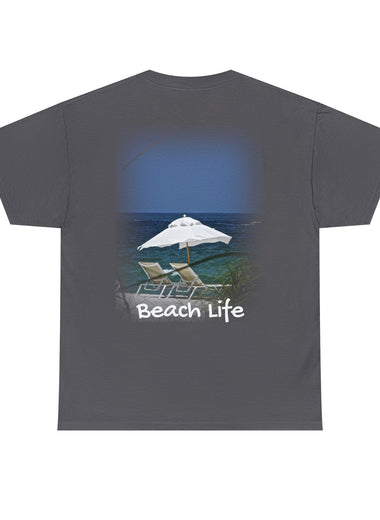 Umbrella by the Sea Unisex Heavy Cotton Tee