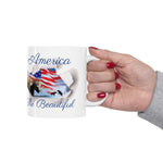 America the Beautiful Ceramic Coffee Mug 11 oz