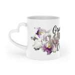 Grandma's Coffee Heart-Shaped Mug