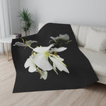 Orchid Sherpa Blanket - One Side Print