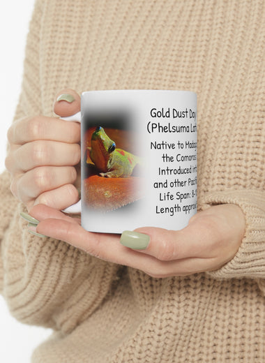 Hawaiian Gecko Coffee Ceramic Mug 11oz