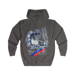 Winter Wonderland Full Zip Hoodie, Cozy Casual Wear, Perfect for Gifting, Art Lover's Apparel, Unisex Sweatshirt