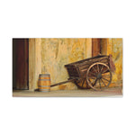Old Cart Canvas Stretched, 0.75" Edge