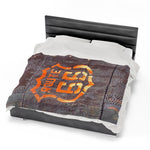 Route 66 Simple Velveteen Plush Blanket