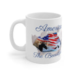 America the Beautiful Ceramic Coffee Mug 11 oz