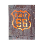 Route 66 Simple Velveteen Plush Blanket