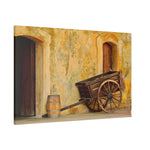 Old Cart Canvas Stretched, 0.75" Edge