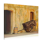 Old Cart Canvas Stretched, 0.75" Edge