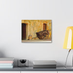 Old Cart Canvas Stretched, 0.75" Edge