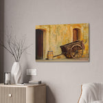 Old Cart Canvas Stretched, 0.75" Edge
