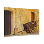 Old Cart Canvas Stretched, 0.75" Edge