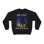 Better at the Beach Unisex Heavy Blend Crewneck Sweatshirt