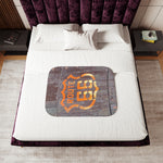 ROUTE 66 Sherpa Blanket, Single Side Print ~ Two Colors non printed side