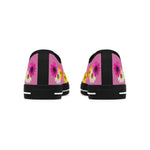 Light Pink Daisy Flower Chain Women's Low Top Sneakers
