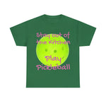 Stay out of the Kitchen Play Pickleball Heavy Cotton Tee