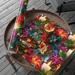 Flower and Candle Gift Wrap Papers
