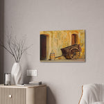 Old Cart Canvas Stretched, 0.75" Edge