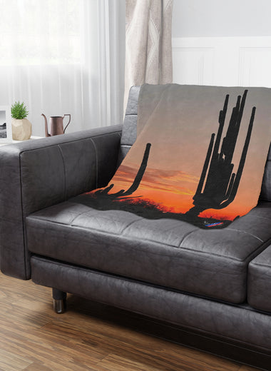 Desert Sunset Minky Blanket