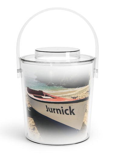 Dory Ice Bucket with Tongs