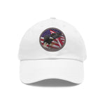 Dad Hat with Leather Patch (Round)