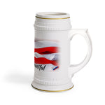 America Beer Stein Mug