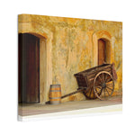 Old Cart Canvas Stretched, 0.75" Edge