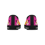 Pink Daisy Flower Chain Women's Low Top Sneakers