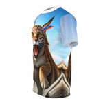 Artistic Bobcat T-Shirt Unisex Cut & Sew Tee (AOP)