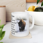 American Bison Coffee Ceramic Mug 11oz