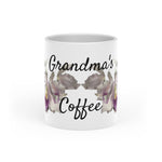 Grandma's Coffee Heart-Shaped Mug