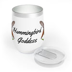 Hummingbird Goddess Chill Wine Tumbler