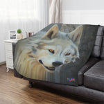 wolf Minky Blanket
