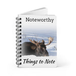 American Moose Photo Spiral Bound Journal