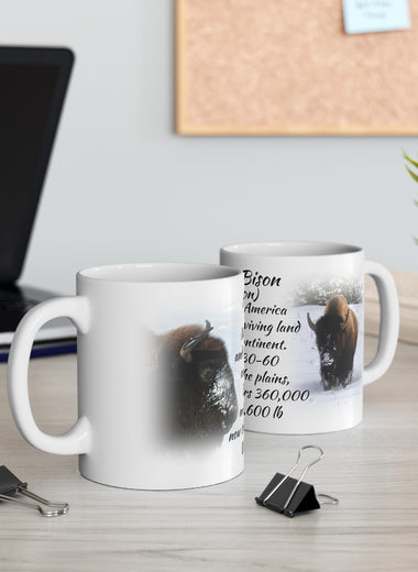 American Bison Coffee Ceramic Mug 11oz