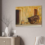 Old Cart Canvas Stretched, 0.75" Edge