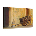 Old Cart Canvas Stretched, 0.75" Edge