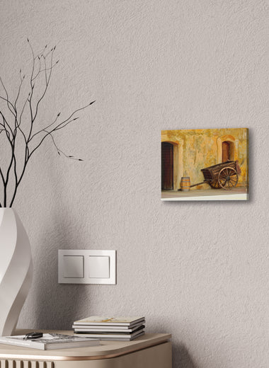 Old Cart Canvas Stretched, 0.75" Edge