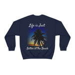 Better at the Beach Unisex Heavy Blend Crewneck Sweatshirt